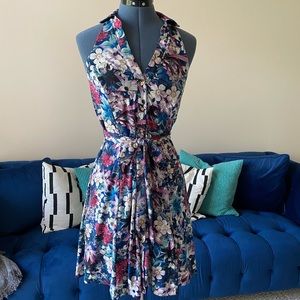 NWT Guess Floral Halter Dress